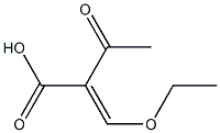 2-(ethoxymethylene)-3-oxo-butanoic acid Struktur