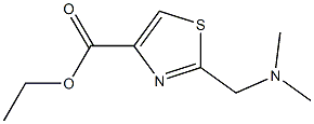 2-(N,N-dimethylaminomethyl)-4-carbethoxy-thiazole Struktur