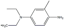 2-[(4-amino-3-methyl phenyl)-ethylamino]-ethyl Struktur