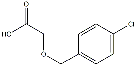 4-chlorobenzoxyacetic acid Struktur