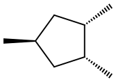 1a,2a,4b-1,2,4-Trimethylcyclopentane. Struktur