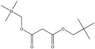 1-Neopentyl 3-[(trimethylsilyl)methyl] malonate Struktur