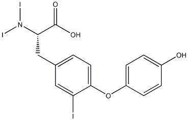 5-Triiodo-L-thyronine Struktur