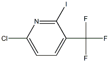 6-Chloro-2-iodo-3-(trifluoromethyl)pyridine 85+% Struktur