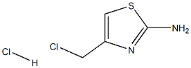 2-Amino-4-(chloromethyl)-1,3-thiazole hydrochloride Struktur