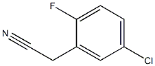 2-FLUORO-5-CHLOROPHENYLACETONITRILE Struktur