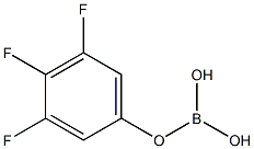 3,4,5-TRIFLUORO PHENYL BORIC ACID Struktur