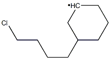 5-(4-CHLOROBUTYL )-1-CYCLOHEXYL Struktur