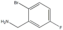 5-FLUORO-2-BROMOBENZYL AMINE Struktur