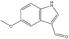 5-METHOXY-1H-INDOLE-3-FORMALDEHYDE Struktur