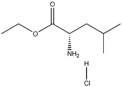 L-LEUCINE ETHYLESTER MONOHYDROCHLORIDE Struktur