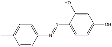 2,4-dihydroxy-4'-methylazobenzene Struktur