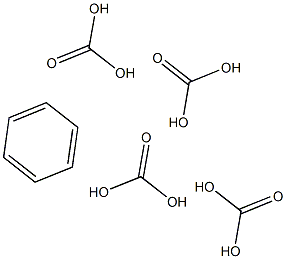 benzenetetracarbonic acid Struktur