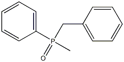 benzylmethylphenyl-phosphine oxide Struktur