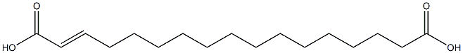 heptadecenedioic acid Struktur