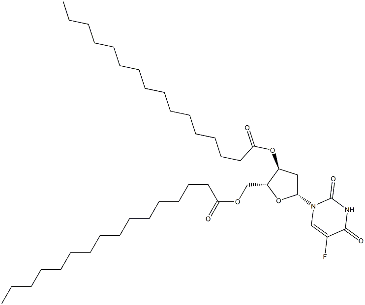 5-fluorodeoxyuridine-dipalmitate Struktur