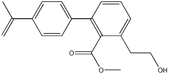 3-(4'-isopropenylphenyl)nortropane-2-carboxylic acid methyl ester Struktur