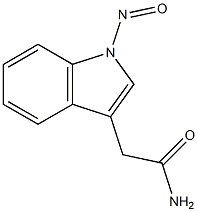 1-nitrosoindole-3-acetamide Struktur