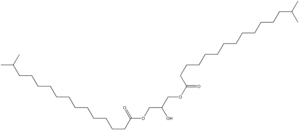 1,3-bis(14-methylpentadecanoyl)glycerol Struktur