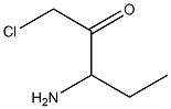 3-amino-1-chloro-2-pentanone Struktur