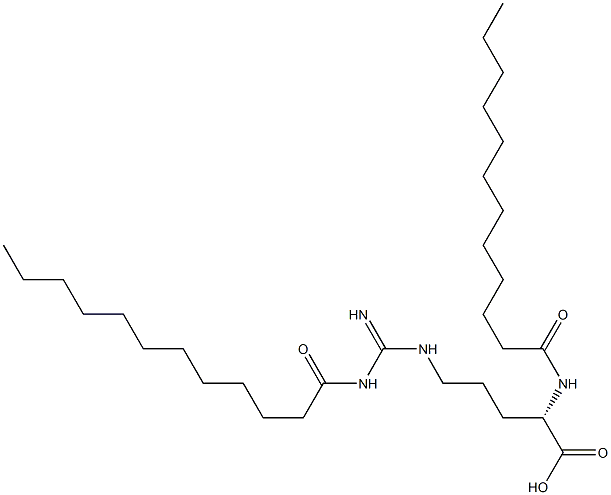 N(alpha),N(gamma)-dilauroylarginine Struktur