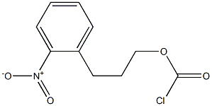 2-nitrophenylpropyloxycarbonyl chloride Struktur