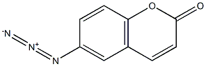 6-azidocoumarin Struktur