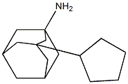 3-cyclopentyladamantanamine Struktur