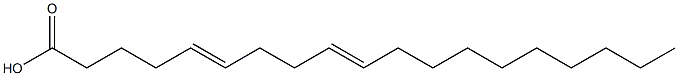 5,9-nonadecadienoic acid Struktur