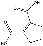 cyclopentenedicarboxylic acid Struktur