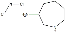 (3-aminohexahydroazepine)dichloroplatinum(II) Struktur