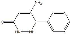 5-amino-6-phenyl-1,6-dihydropyridazin-3(2H)-one Struktur