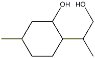 2-(1-hydroxyprop-2-yl)-5-methylcyclohexanol Struktur