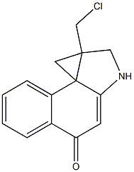 9a-chloromethyl-1,2,9,9a-tetrahydrocyclopropa(c)benz(e)indol-4-one Struktur