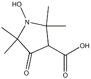 1-hydroxy-3-carboxy-2,2,5,5-tetramethylpyrrolidone Struktur