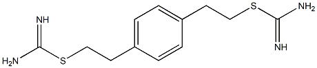 S,S'-1,4-phenylene-bis(1,2-ethanediyl)bis-isothiourea Struktur