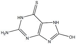 8-hydroxythioguanine Struktur