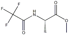 N-trifluoroacetyl-alanine methyl ester Struktur