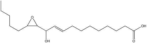 12,13-epoxy-11-hydroxy-9-octadecenoic acid Struktur