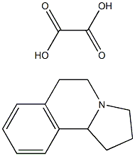 1,2,3,5,6,10b-hexahydropyrrolo(2,1-a)isoquinoline oxalate Struktur