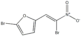 1-(5-bromofuran-2-yl)-2-bromo-2-nitroethene Struktur