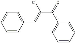 2-chloro-1,3-diphenyl-2-propen-1-one Struktur