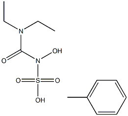 N-(N,N-diethylcarbamoyl)-O-methylbenzenesulfohydroxamic acid Struktur