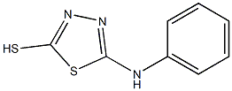 2-mercapto-5-phenylamino-1,3,4-thiadiazole Struktur