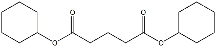 glutaric acid dicyclohexyl ester Struktur