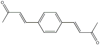 1,4-bis(3-oxo-1-butenyl)benzene Struktur