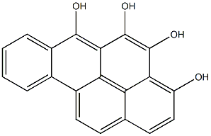 benzo(a)pyrene tetrol Struktur