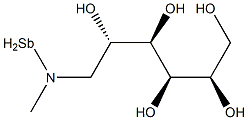 antimony-N-methylglucamine Struktur