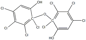 2,2'-OXYBIS(TETRACHLOROPHENOL) Struktur