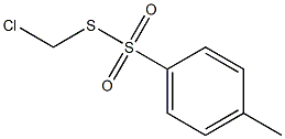 S-CHLOROMETHYL-PARA-TOLUENETHIOSULFONATE Struktur